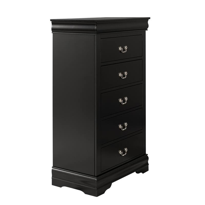 Modern Solid Wood Chest Drawers with 5-Drawer