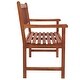 preview thumbnail 3 of 8, vidaXL Patio Bench with Cushion 47.2" Solid Acacia Wood