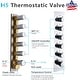 preview thumbnail 5 of 3, 36 inch 64 inch LED light head 5 way thermostatic shower system chrome - 7'6" x 10'9"