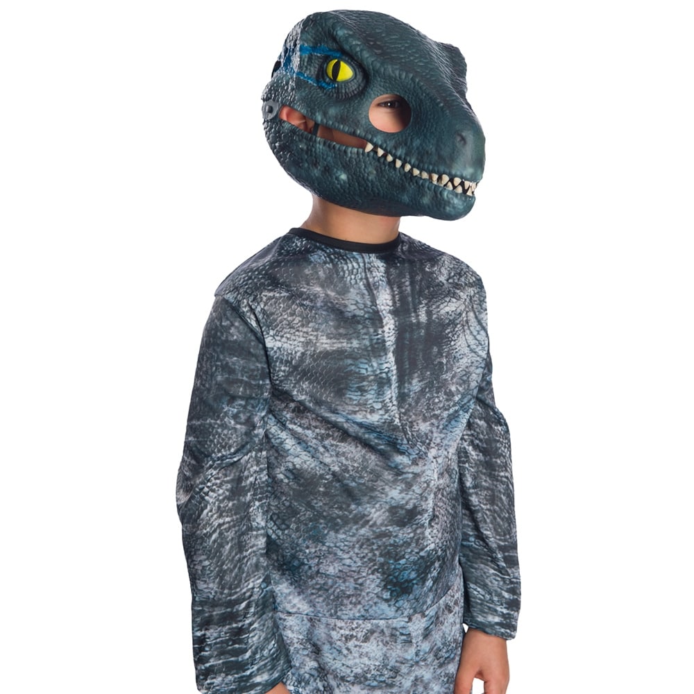 Shop Kids Jurassic World Velociraptor Movable Jaw Halloween Mask Standard One Size Overstock 23582327