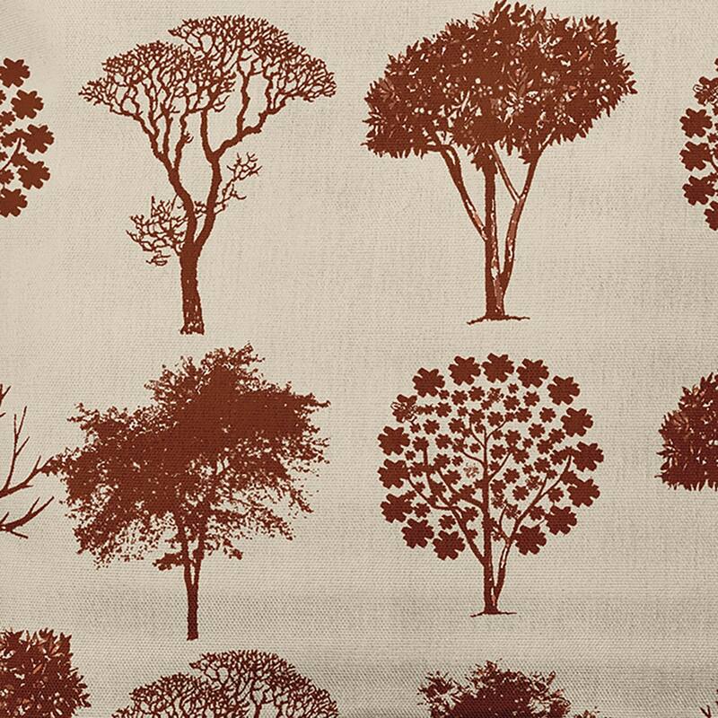 Field of Trees Decorative Throw Pillow