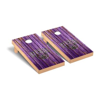 University of Central Arkansas UCA Bears Cornhole Board Set - Weathered Version