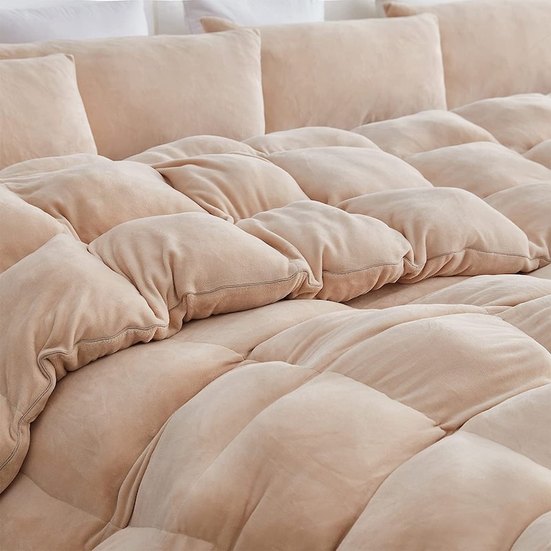 Boi He Thick® - Coma Inducer® Oversized Comforter Set - Almond Taupe