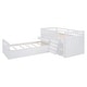 preview thumbnail 28 of 30, 78.90" L-Shaped Space Saving Bunk Loft and Bunk Platform Bed