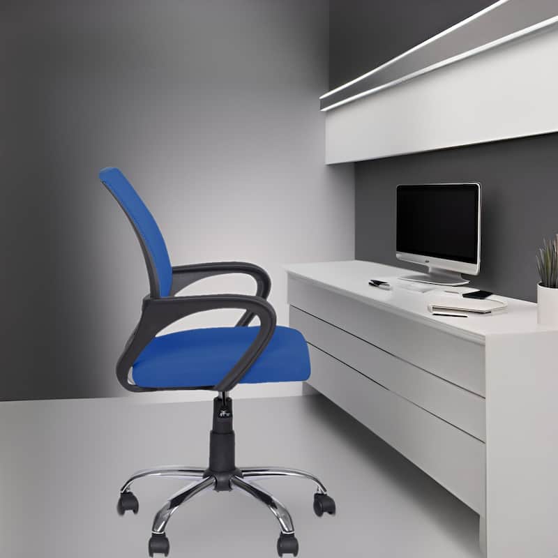 Ergonomic Home Office Desk Chair with Adjustable Lumbar Support