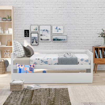 Modern Wooden Daybed with Storage