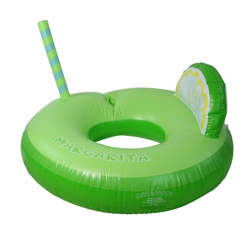 Inflatable Green Margarita Lime Wedge Swimming Pool Float 41 Inch 41