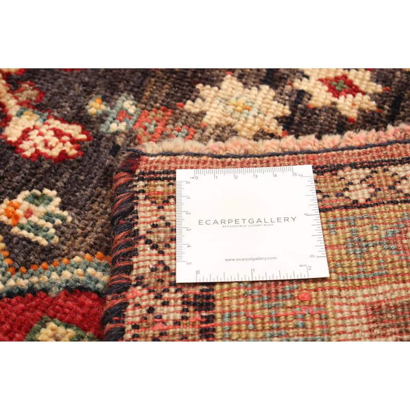 ECARPETGALLERY Hand-knotted Anatolian Vintage Dark Grey Wool Rug - 5' 1" x 9' 2"
