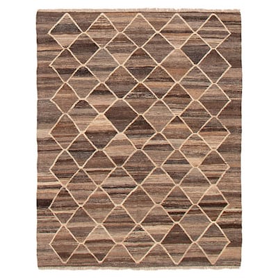 Sivas Brown Kilim 5'1" x 6'6" - 5'1 x 6'6