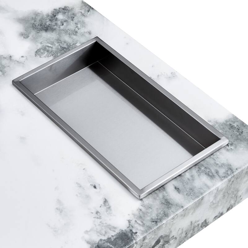 Modern Imitation Marble Coffee Table Simple Coffee Table Multifunctional Coffee Table, for Living Room