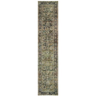 Style Haven Mohawk Faded Classic Border Area Rug
