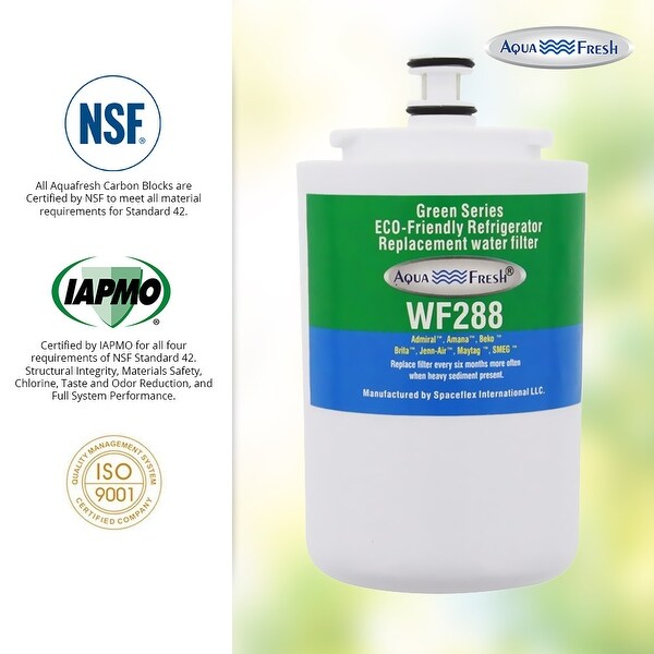 2 Pack Fits Maytag MZD2766GEW Refrigerators Aqua Fresh Water Filter