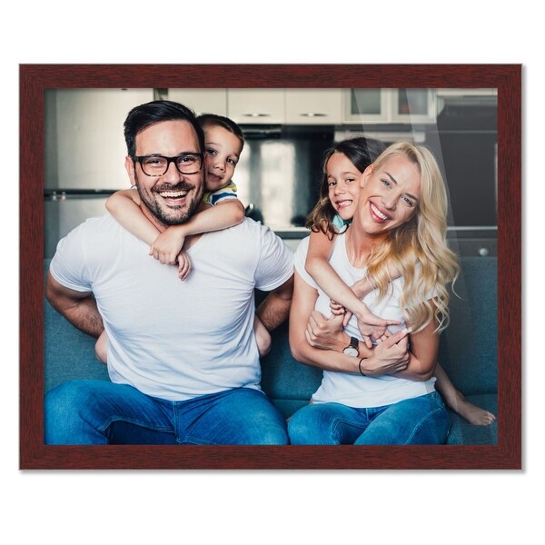 20x28 Frame Brown Picture Frame - Complete Modern Photo Frame