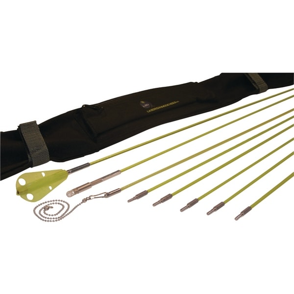 Labor saving devices 81-600 creep-zit compact threaded connector wire running rod kit, 24ft