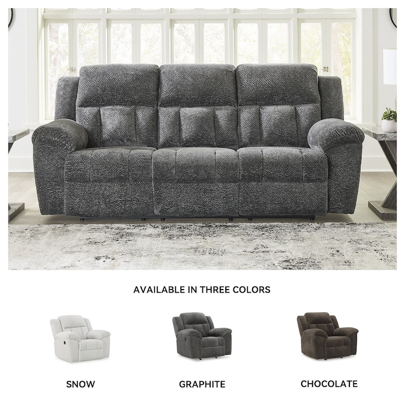 Signature Design by Ashley Frohn Reclining Sofa - 91"W x 40"D x 42"H