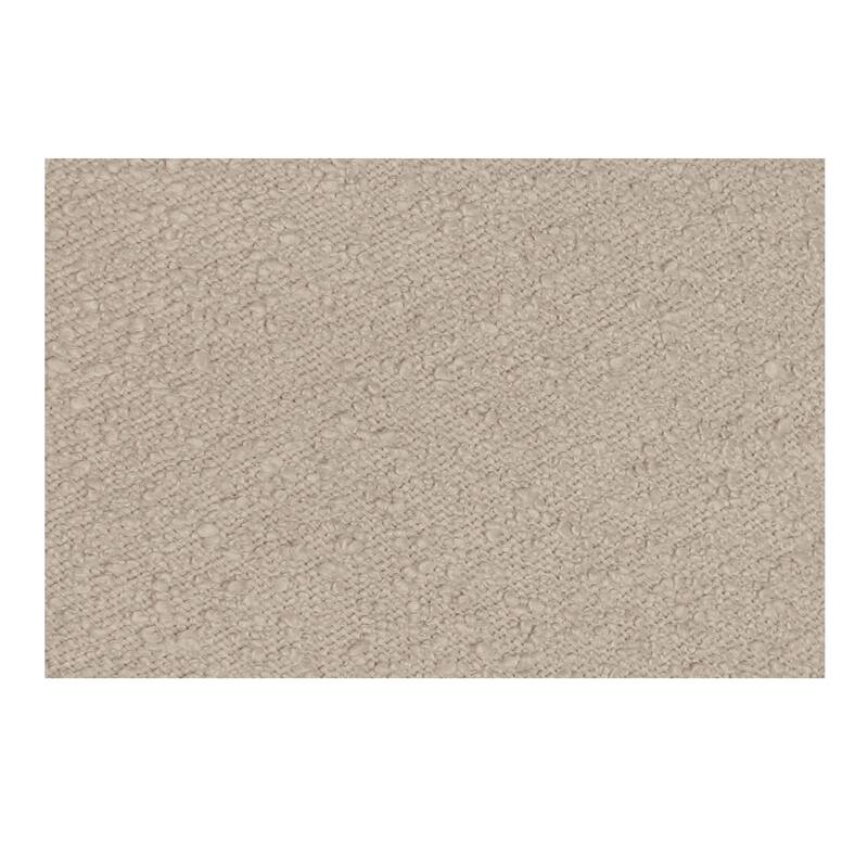 NADAAL STUDIOS Breyson Dining Chair, Curved Backrest, Rounded Cushion Seat, Rubberwood Frame, Taupe