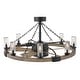 preview thumbnail 1 of 9, Hinkley Lighting Sawyer 36" Indoor / Outdoor Chandelier with 28" 5 Matte Black