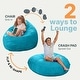 preview thumbnail 62 of 82, Jaxx 4 ft Cocoon Kids Bean Bag Chair and Crash Pad
