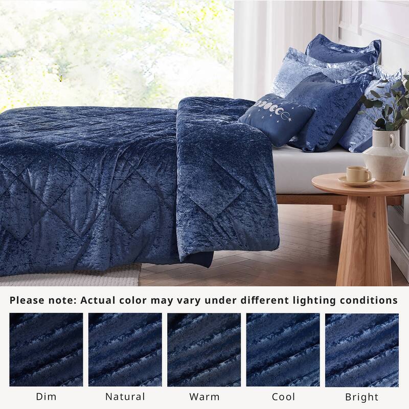 Intelligent Design Isabel Velvet Comforter Set