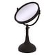 preview thumbnail 9 of 15, Allied Brass Height Adjustable 8 Inch Vanity Top Make-Up Mirror 3X Magnification Oil Rubbed Bronze