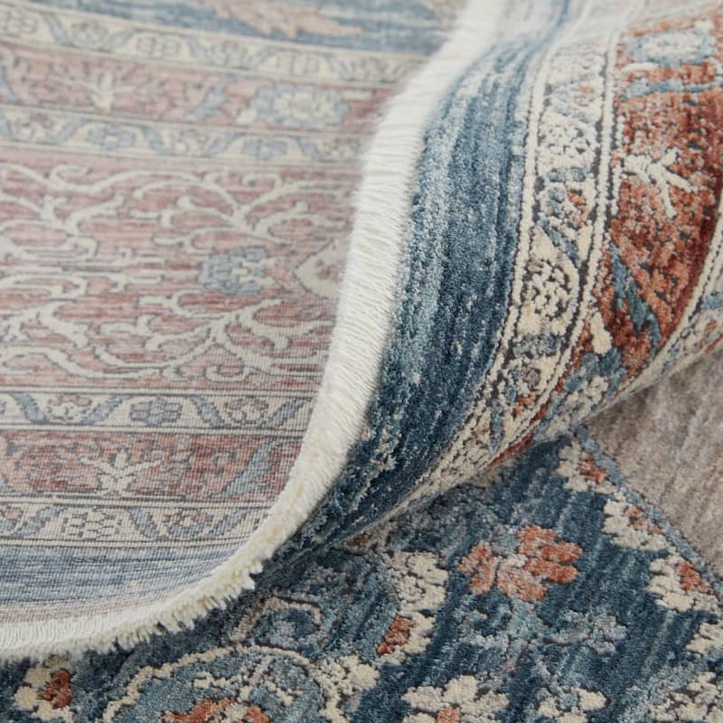 Grand Bazaar Gilford Machine Made Medallion Transitional Area Rug