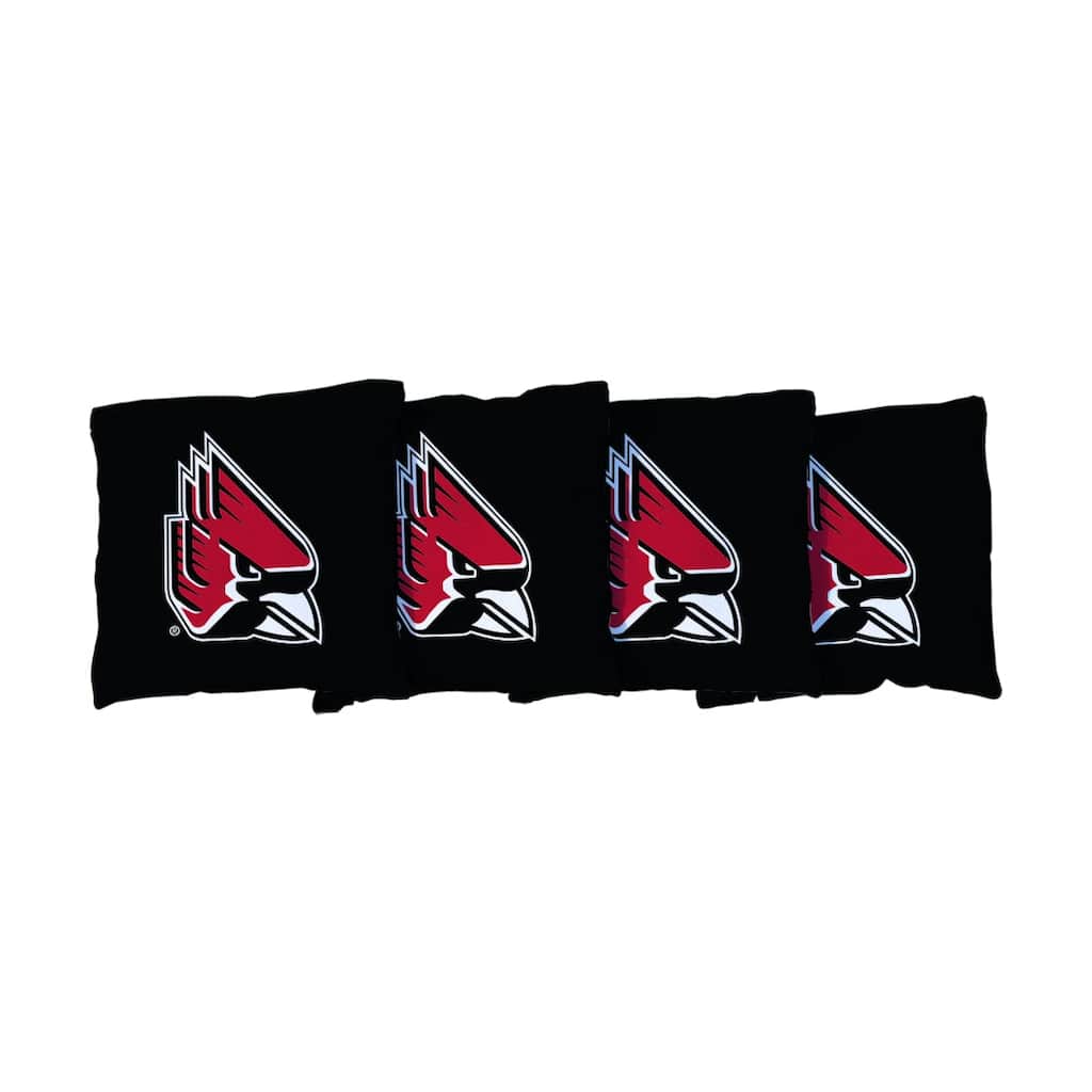 Ball State Black Cornhole Bags