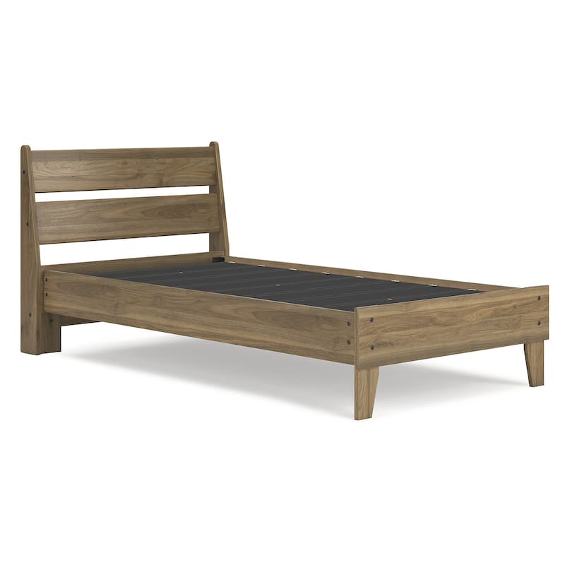 Signature Design by Ashley Deanlow Brown Platform Panel Bed