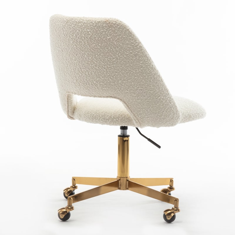 Shelby Boucle Rolling Chair