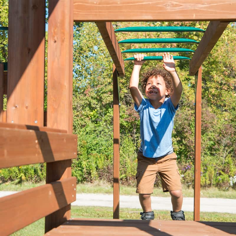 Swing-N-Slide Super Knightsbridge Wood Outdoor Swing Set