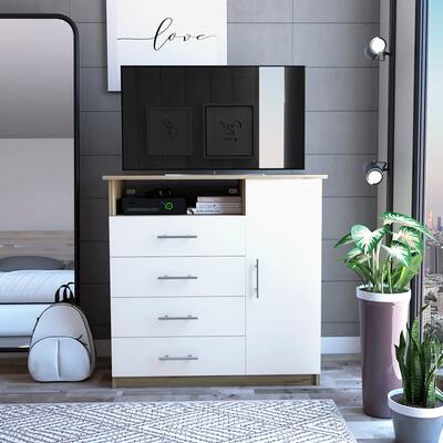 Boahaus Malala Dresser (White-Brown)