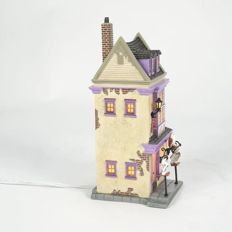 Department 56 Harry Potter Village Eeylops Owl Emporium Lighted Building - 6005614