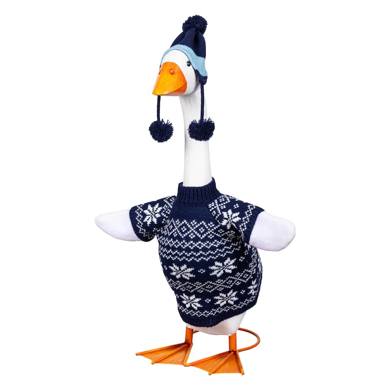 Porch Goose Outfit for Garden Statue