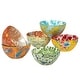 preview thumbnail 2 of 10, Certified International Damask Floral Assorted Designs All Purpose Bowls, Set of 6