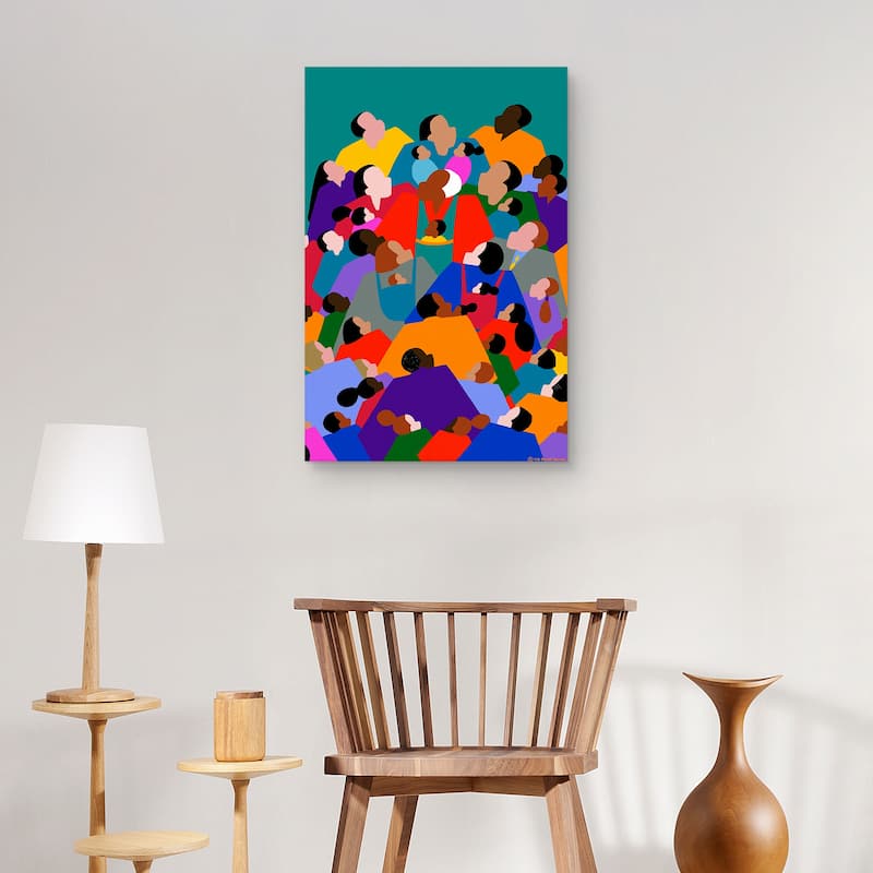 Fatherhood by Synthia SAINT JAMES Canvas Art Print