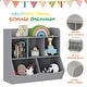 preview thumbnail 26 of 26, UTEX Toy Storage Organizer with Bookcase for Books,Toys