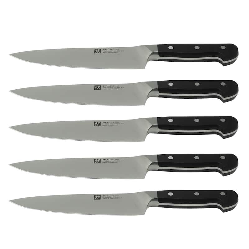 5x ZWILLING Pro 8" Traditional Chef's Knife - Black