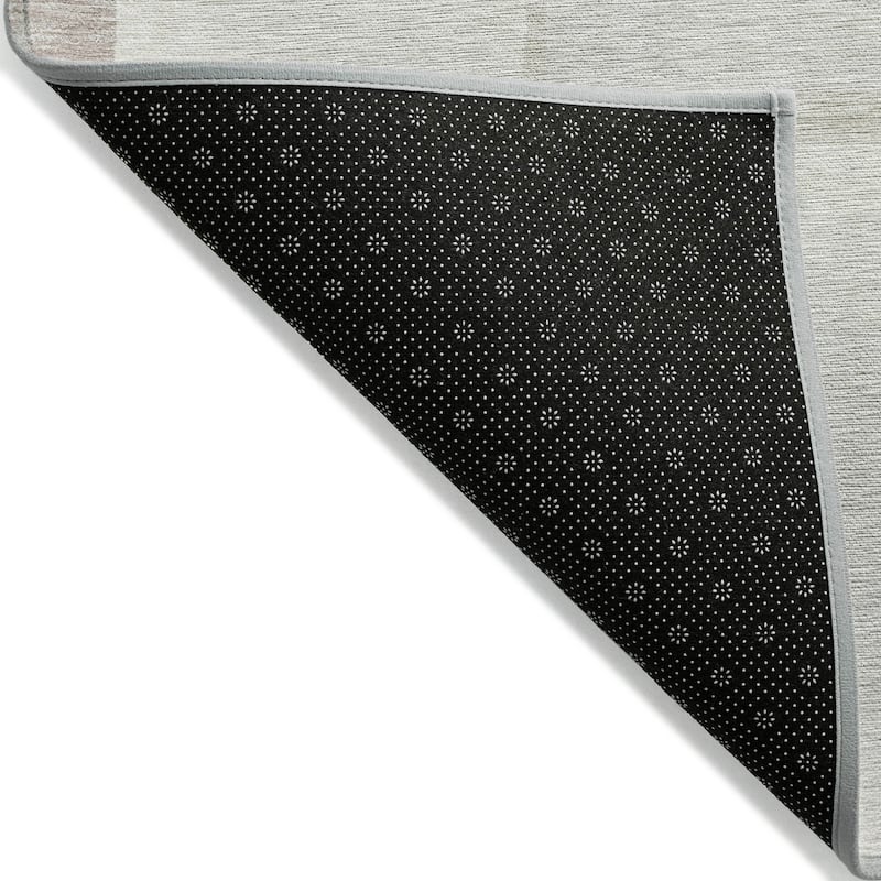Machine Washable Indoor/ Outdoor Chantille Modern Blocks Rug