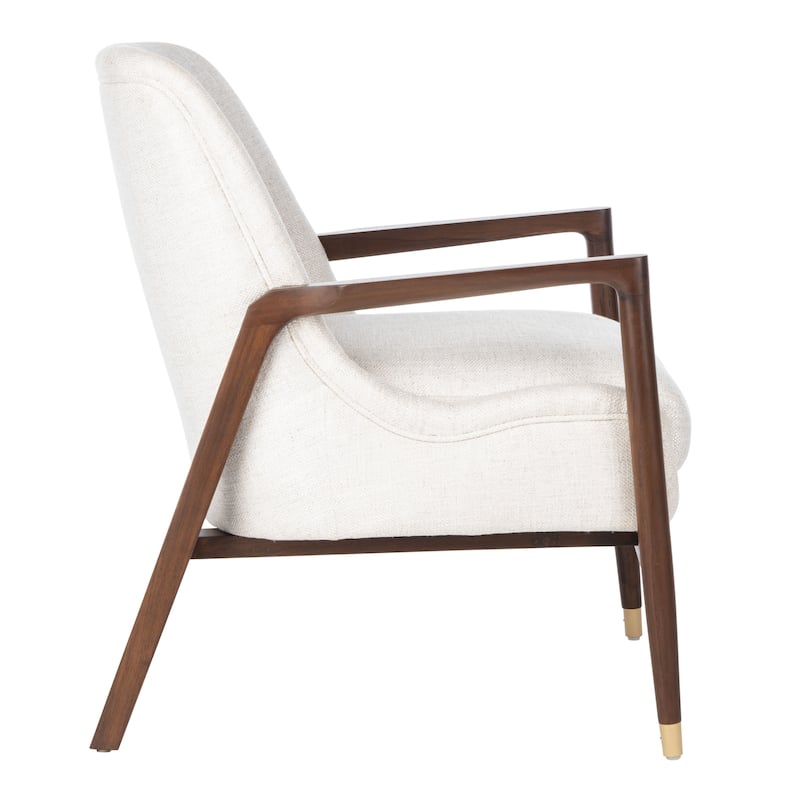 SAFAVIEH Couture Aila Mid-Century Accent Chair - 27.2" W x 29.5" L x 32.3" H - 27Wx29Dx32H