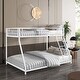 preview thumbnail 10 of 16, Metal Bunk Bed, Twin over Full Bunk Bed with Ladder, Heavy-duty Sturdy Metal Bedframe with Safety Guard Rails, CPC Certified
