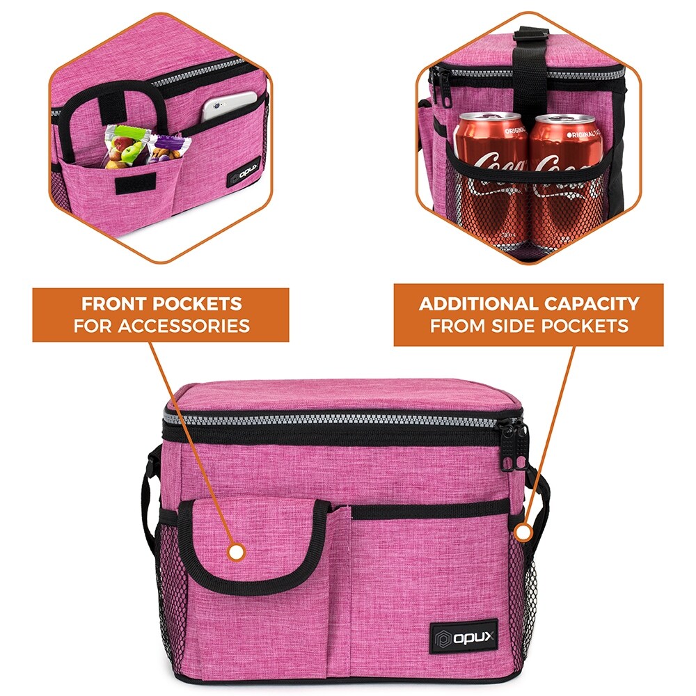 opux lunch bolsa for women insulated lunch tote for ladies girls