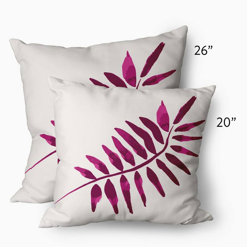 Frond 2 Decorative Throw Pillow