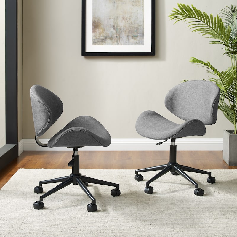 Corvus Madonna Mid-century Modern Adjustable Curved Office Chair