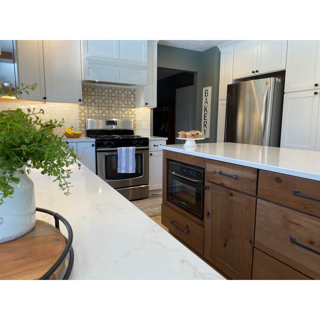 Contemporary Zellige Panels, 12" X 12" X 1/2", Unglazed with Off-White