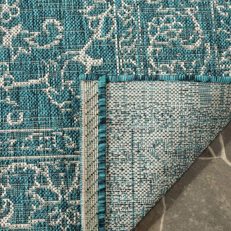 SAFAVIEH Courtyard Aquata Indoor/ Outdoor Waterproof Patio Backyard Rug