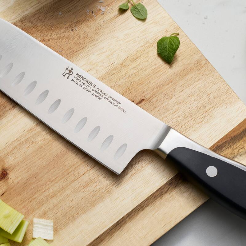 HENCKELS Forged Synergy Hollow Edge Santoku Knife