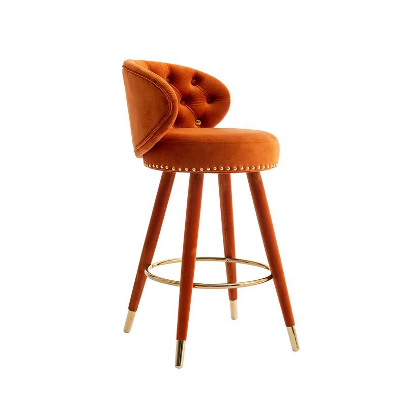 Counter Height Bar Stools with a fixed height of 360 degrees Set of 2
