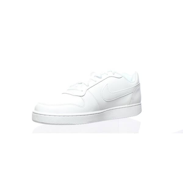 Shop Nike Womens Ebernon Low White White Basketball Shoes Size 9 5