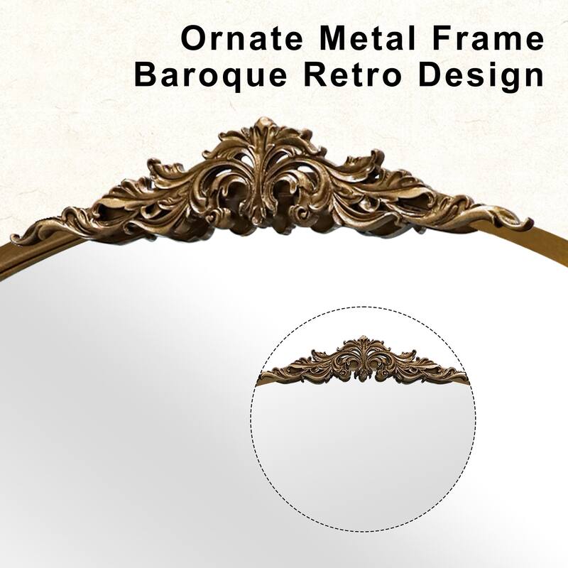 Ornate Vintage Mirror Baroque Gold Mirror