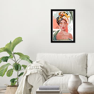Wynwood Studio Prints Fashion and Glam In Tropical Serenity Pink and Tropical Wall Art Canvas Print