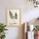 preview thumbnail 68 of 138, Nature Printed Ferns IX -Framed Print w/glass-Cherry Red